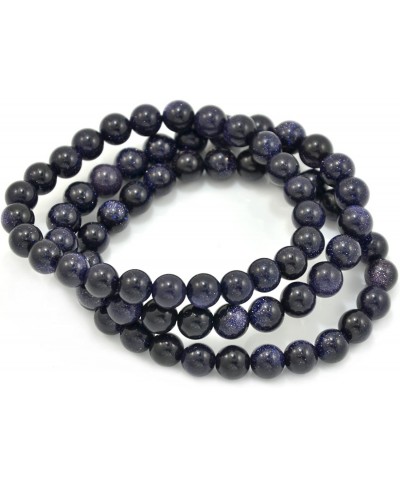 Blue Goldstone Stretch Beaded Bracelet Pack of 3 $13.66 Stretch