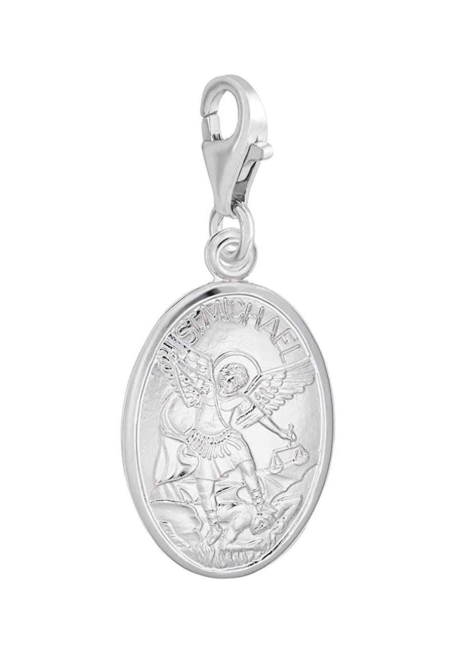 St. Michael Charm with Lobster Clasp $29.29 Charms & Charm Bracelets