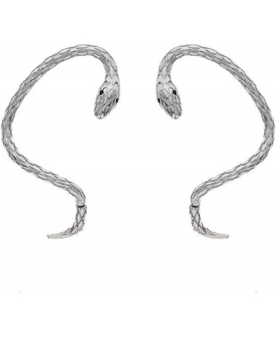 Snake Earrings 1 Pair Snake Ear Cuff Wrap Piercing Cartilage Earrings for Women Punk Retro Earrings Unisex Exquisite and Cool...