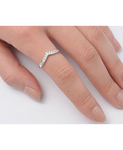 Sterling Silver Chevron Ring $20.00 Bands