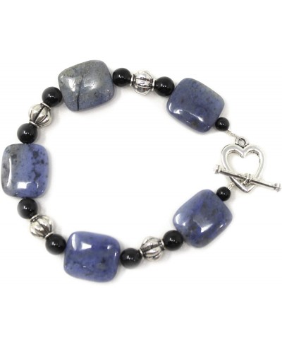 Denim Girl" Natural Blue Dumortierite Bracelet 7.5 Inches $32.06 Strand