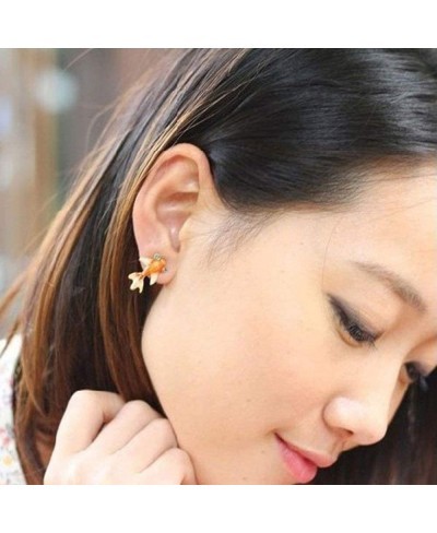 1 Pair Goldfish Earrings Studs Women Exquisite Earrings Studs Jewellery Making Charm for Woman Girl Decorative items Creative...