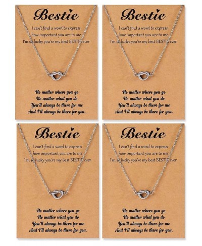 Best Friend Necklace for Girls Bff Necklace Forever Pendant Friendship Necklace for Women $16.67 Pendant Necklaces