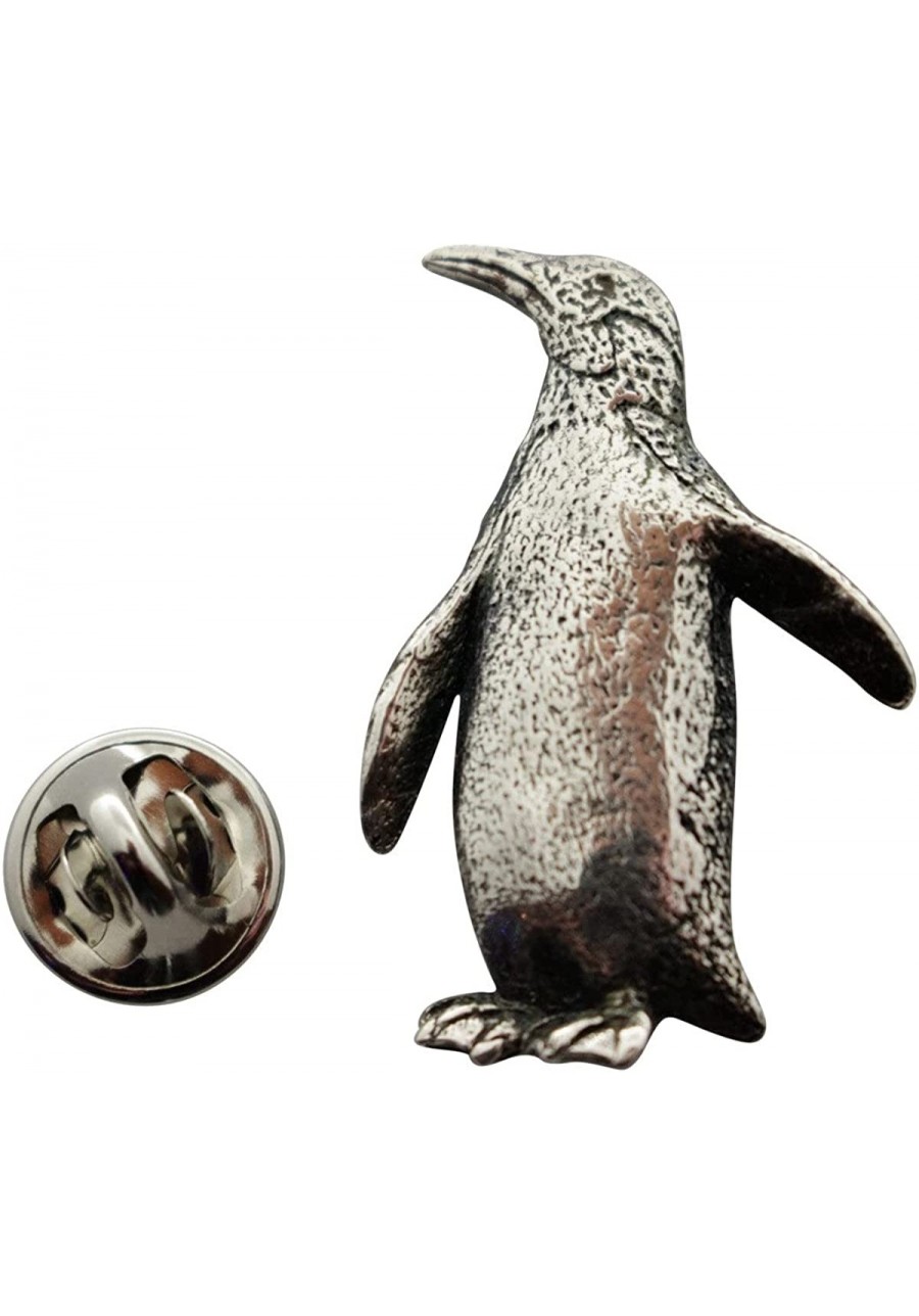 Penguin Pin ~ Antiqued Pewter ~ Lapel Pin - Antiqued Pewter $11.13 Brooches & Pins