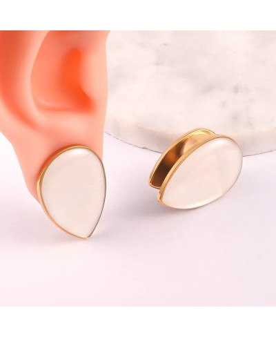 2PCS Shell Conch Hypoallergenic Stainless Steel Plugs Ear Gauges Weights Tunnels Piercing Expander Stretchers Fashion Body Je...