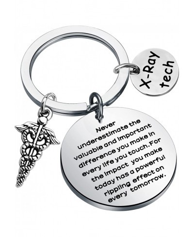 X-Ray Tech Keychain Radiology Technologist Gift X-Ray Graduate Gifts $10.18 Pendants & Coins
