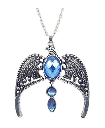 Vintage Antique Silver Eagle Crown Diadem Pendant 20inch Chain-link Necklace $8.09 Pendant Necklaces