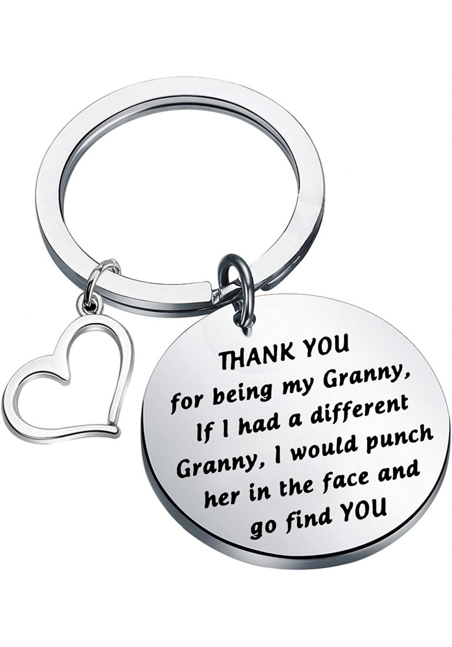 Granny Keychain Grandma Gift Thank You for Being My Granny Keychain Grandma Appreciation Gift for Granny Nana $17.35 Pendant ...