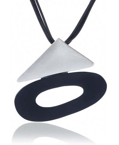 Black Chunky Choker Necklace for Women Fashion Jewelry Trendy $14.10 Chokers