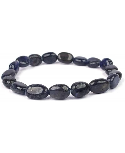 Natural Stone Bracelet Crystal Bracelet Oval Shape Bracelet for Reiki Healing and Crystal Healing Stone Bracelet $18.21 Stretch