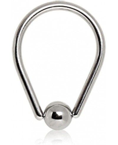 316L Surgical Steel Tear Drop Captive Bead Ring $8.46 Piercing Jewelry