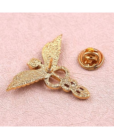 Cool Registered Nurse Emblem Pin BSN Caduceus Doctor Brooch Human Nerve Cell Shape Broach Pin Medical Jewelry (gold) $12.96 B...