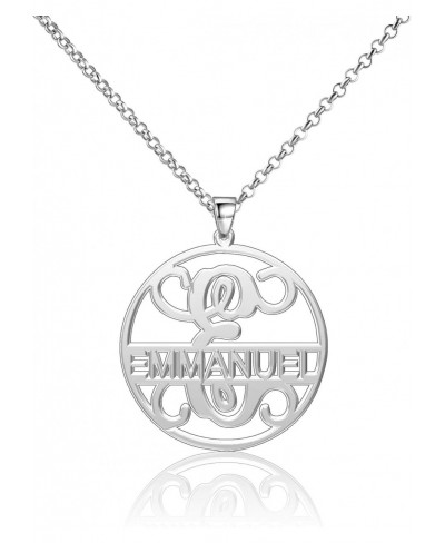 Emmanuel Necklace Personalized Necklace Sterling $21.88 Chains