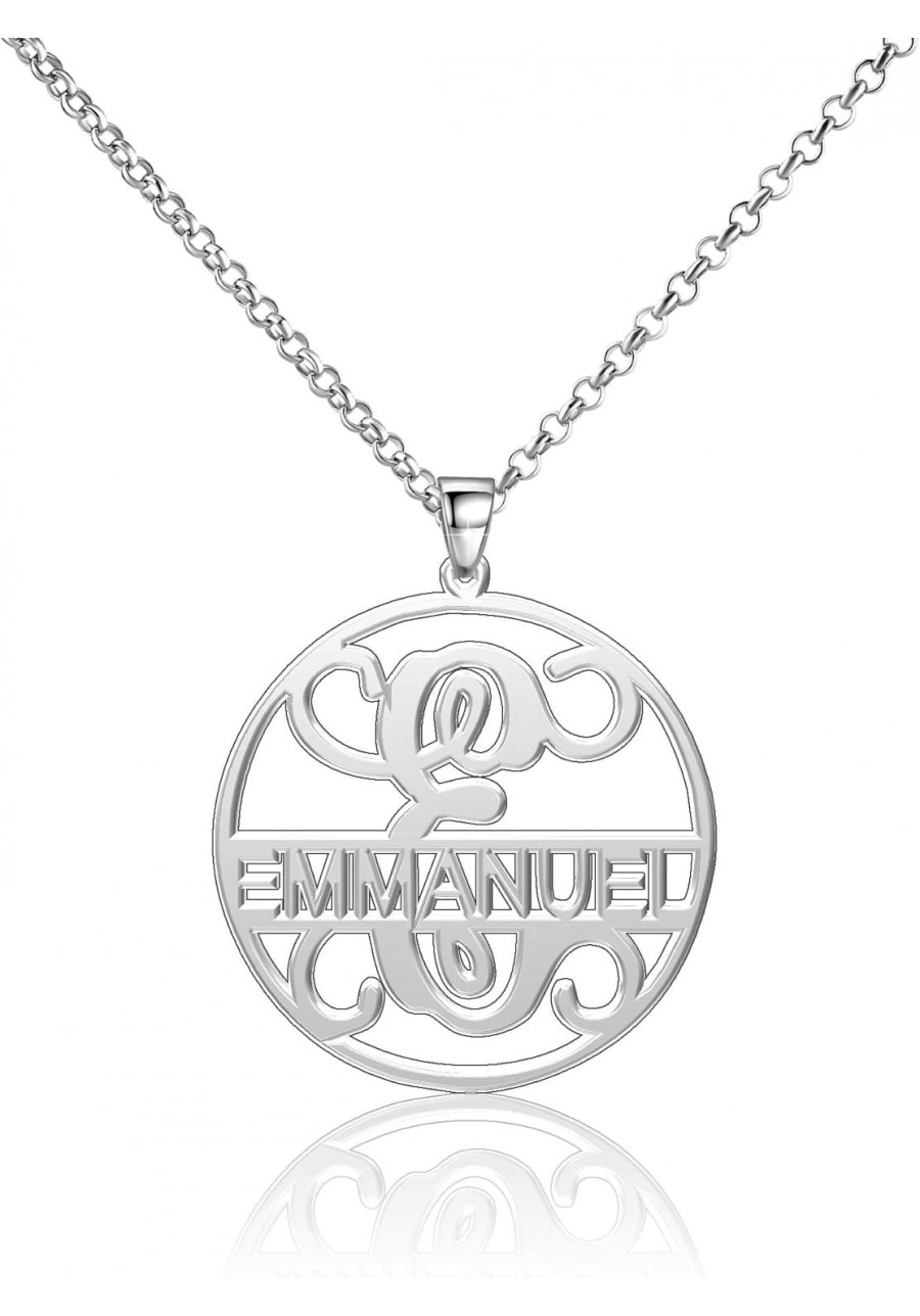 Emmanuel Necklace Personalized Necklace Sterling $21.88 Chains