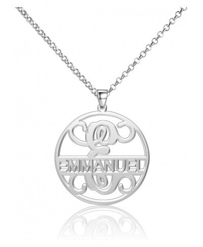 Emmanuel Necklace Personalized Necklace Sterling $21.88 Chains