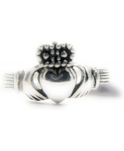 Solid Sterling Silver Celtic Claddagh Irish Heart Promise Ring Size 8 + Free Giftbag $13.18 Statement