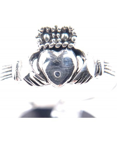 Solid Sterling Silver Celtic Claddagh Irish Heart Promise Ring Size 8 + Free Giftbag $13.18 Statement