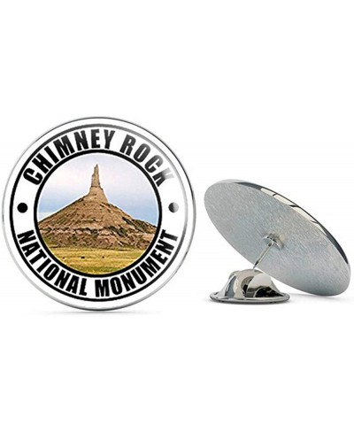 Round Chimney Rock National Monument (Travel rv Colorado) Metal 0.75" Lapel Hat Pin Tie Tack Pinback $7.85 Brooches & Pins