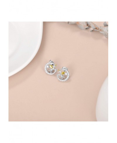 925 Streling Silver Unicorn Stud Earrings Unicorn Gifts for Women Girls Daughter $17.17 Stud