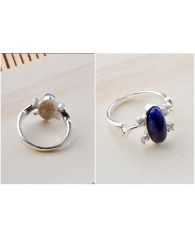 Silver Plated Cubic Zirconia Blue Stone Vampire Diaries Elena's Daylight Women Band Ring 925 $11.53 Bands