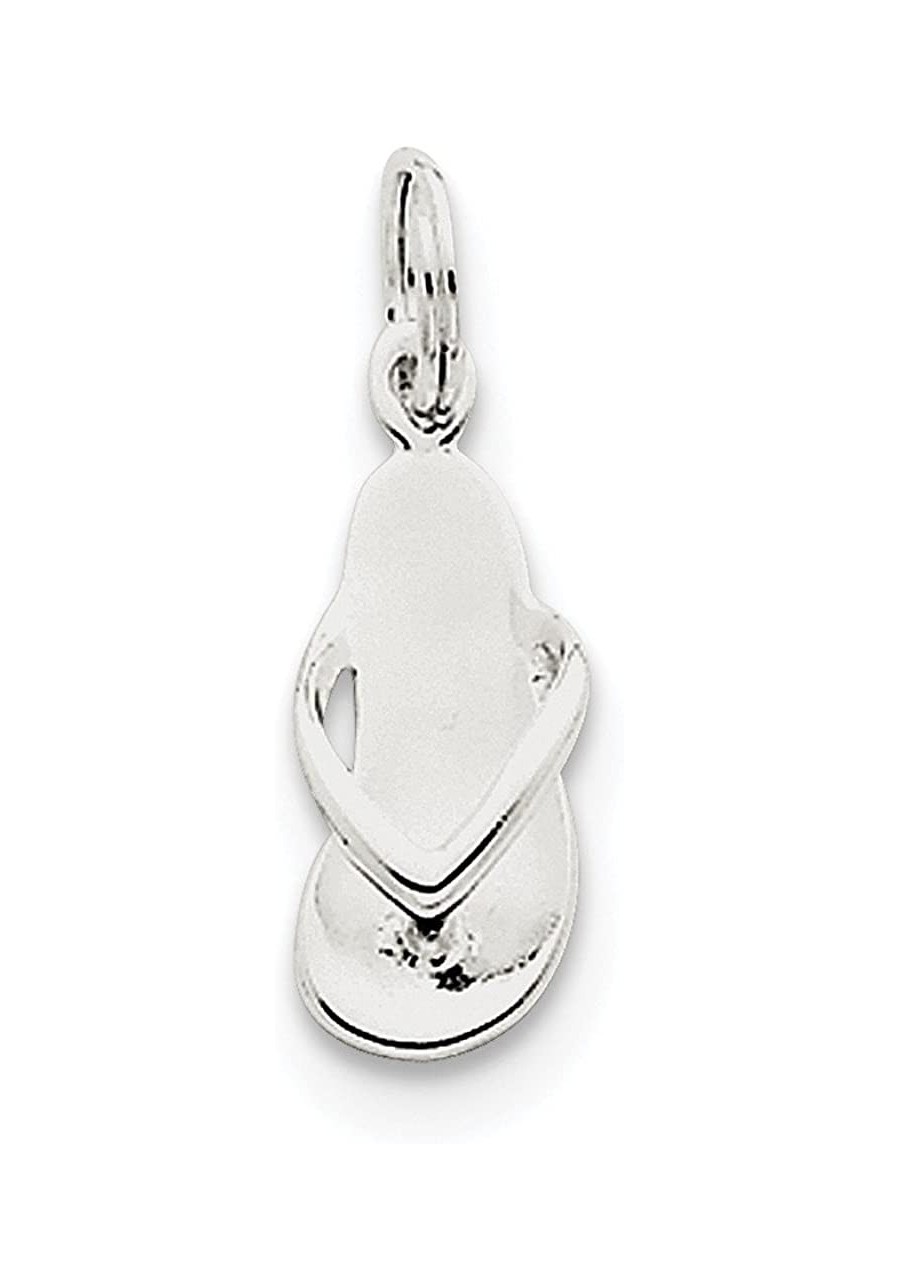 Sterling Silver Flip Flop Charm $27.80 Pendants & Coins