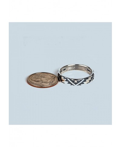 SkyWeaver - Sterling Silver Southwestern Band Ring $36.45 Bands