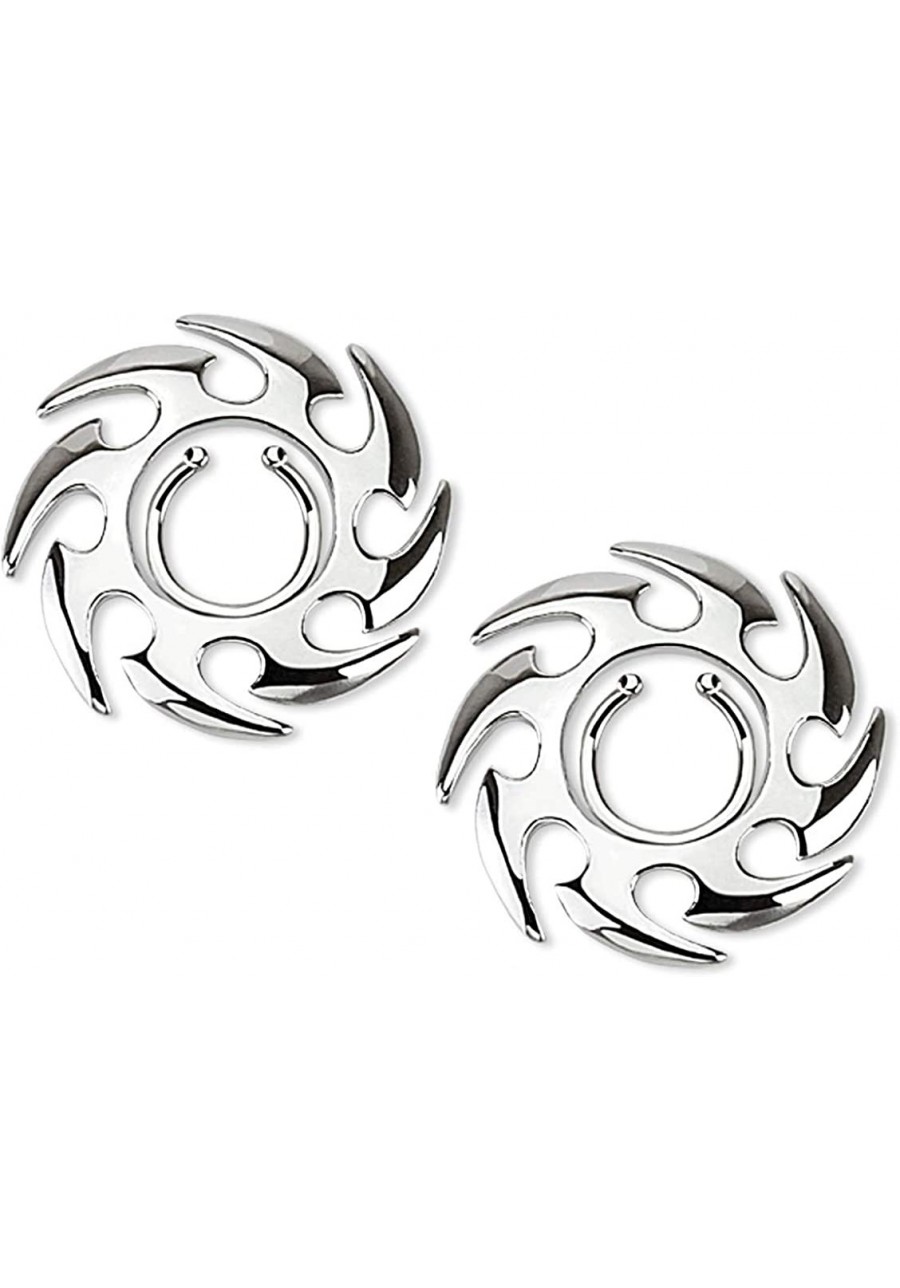 Tribal Swirl Non-Pierce No Pierce Fake Clip On Nipple Rings Sold as a Pair $13.17 Faux Body Piercing Jewelry