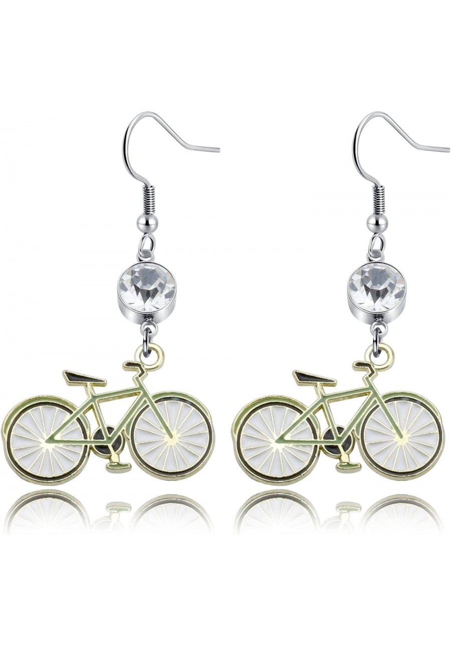 Bicycle Gift Bicycle Earrings Sport Lover Jewelry Cycling Lover Jewellery Outdoor Travel Sportsmen Gift for Women Girl $13.64...