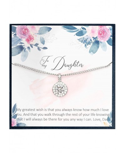 Father Daughter Necklace Gifts for Daughter from Dad to Daughter Jewelry Gifts from Father Daughter Gift $25.94 Pendant Neckl...