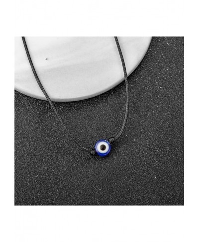 Evil Eye Anklet for Women Men Handmade Wax Rope Waterproof Ankle Bracelets for Women Men Minimalist Jewelry Adjustable $9.72 ...