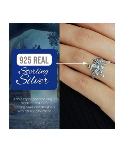 925 Sterling Silver Fairy Goddess Ring $16.77 Statement