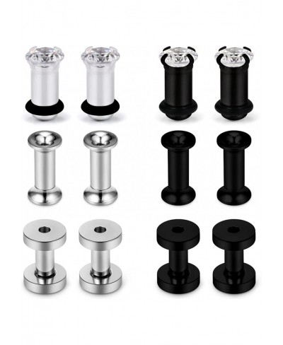 8G 6G 4G 2G 0G 00G 316L Surgical Stainless Steel Ear Gauges Plugs Tunnels Stretching Kit Expander Piercing Jewelry for Women ...