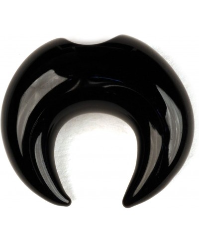 Glass Septum Pincher - 1g Black 1/2" Diameter $17.73 Piercing Jewelry