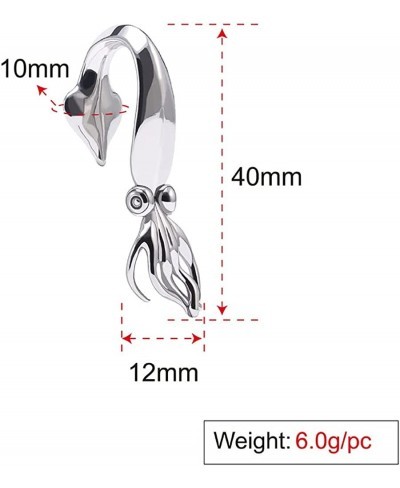 2PCS Death Head Moth Skull Ear Weights Hangers for Stretched Dangle Ears Gauges Gothic Ear Plugs Body Piercing Punk Tunnels J...