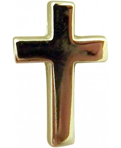 Rhodium Plate Latin Cross Lapel Pin 1/2 Inch $10.45 Pendants & Coins