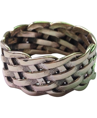 Vintage 925 Sterling Silver Braided Woven Celtic Knot Band Ring for Men Women Size 6.5-12.5 $19.23 Bands