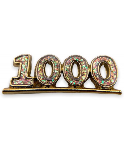 1000 Lapel Pin -Glitter Recognition Pins for Students or Employees Celebrate Good Grades or an Exciting 1000 Achievement 1000...