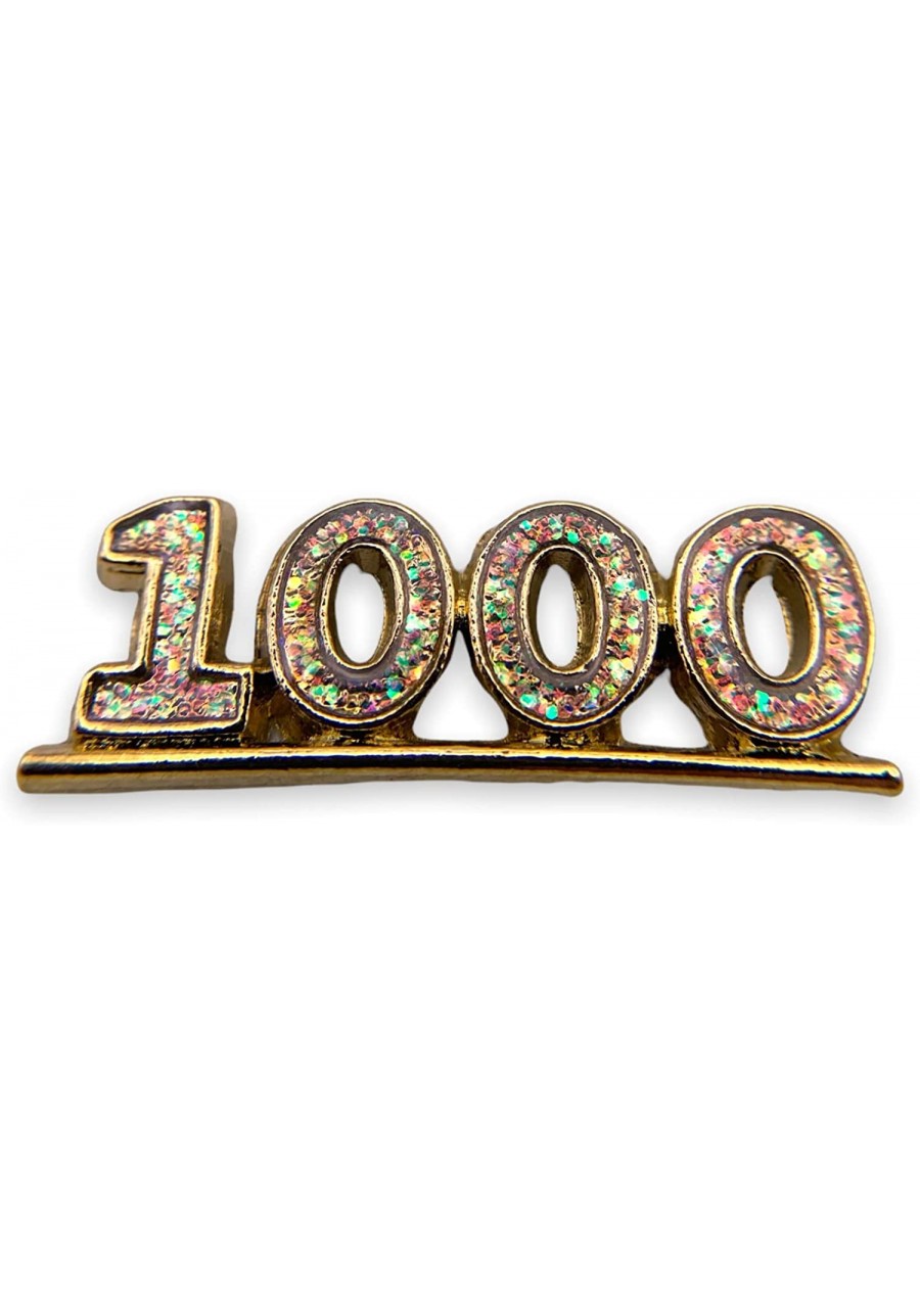 1000 Lapel Pin -Glitter Recognition Pins for Students or Employees Celebrate Good Grades or an Exciting 1000 Achievement 1000...