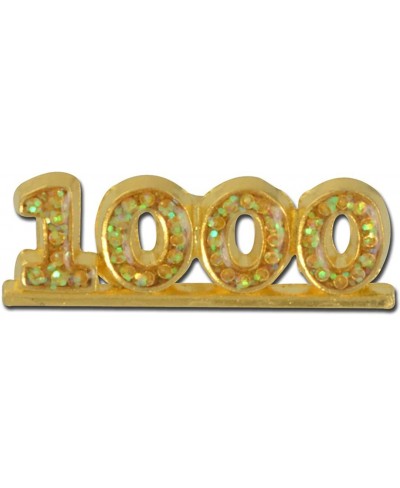 1000 Lapel Pin -Glitter Recognition Pins for Students or Employees Celebrate Good Grades or an Exciting 1000 Achievement 1000...