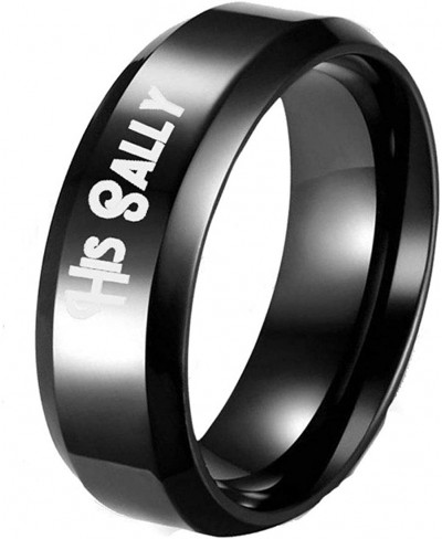 His and Her Rings for Couples Promise Rings Wedding Bands with Box Stainless Steel Comfort Fit $6.90 Promise Rings