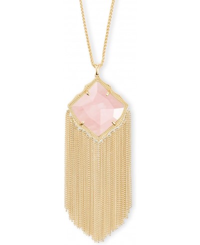 Kingston Long Pendant Fringe Necklace for Women Fashion Jewelry $47.22 Pendant Necklaces