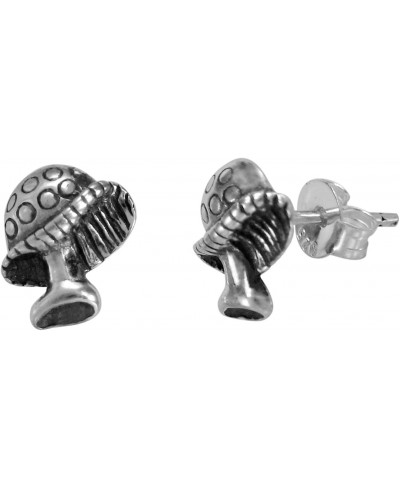 Sterling Silver Mushroom Stud Post Earring $16.93 Stud