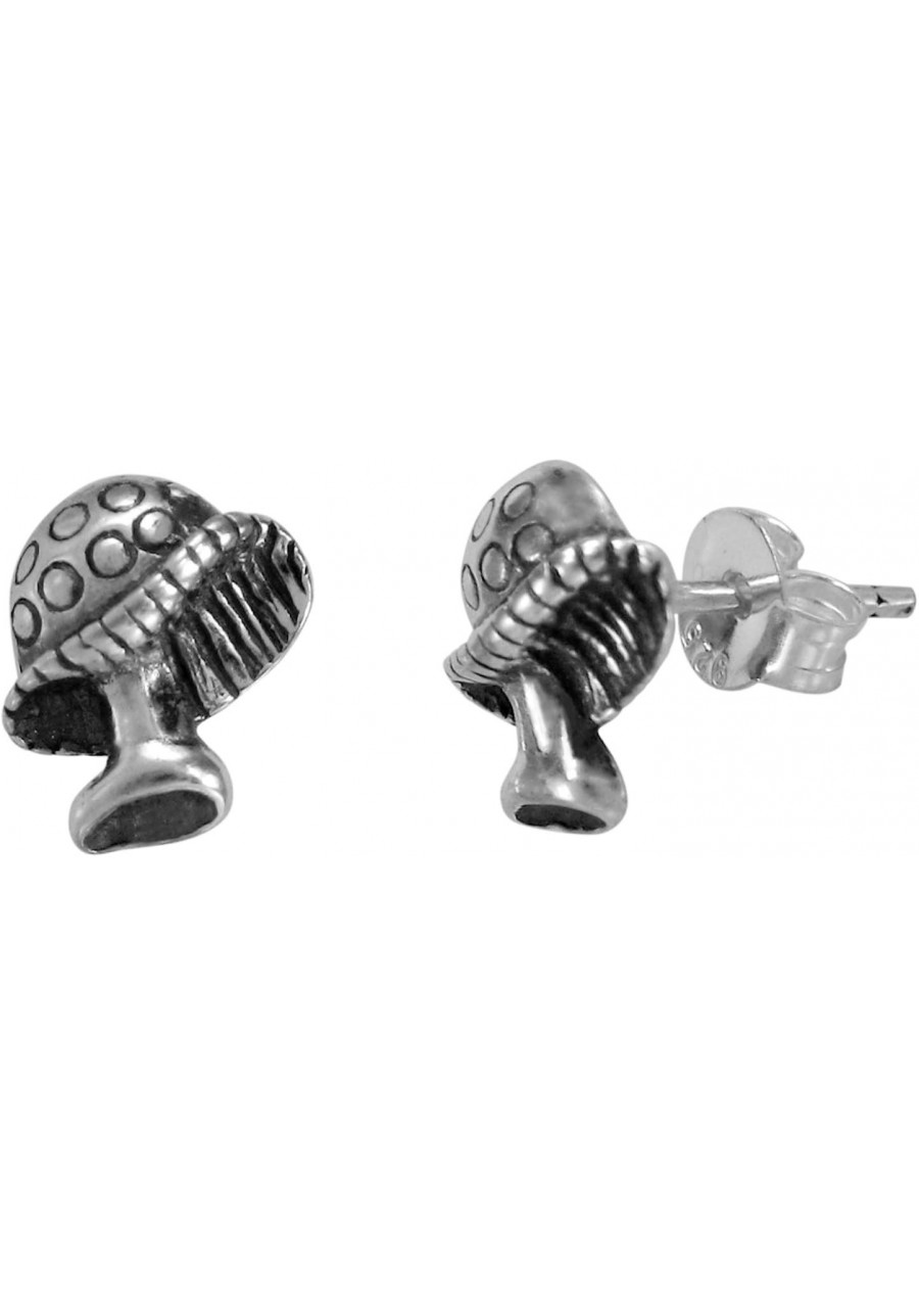 Sterling Silver Mushroom Stud Post Earring $16.93 Stud