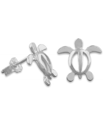 Sterling Silver Small Turtle Stud Earrings $17.67 Stud