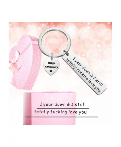 1st 5th 10th 20th Wedding Anniversary Keychain for Couples First Anniversary Five Ten Twenty Years Anniversary Jewelry $9.22 ...