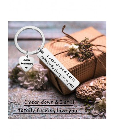 1st 5th 10th 20th Wedding Anniversary Keychain for Couples First Anniversary Five Ten Twenty Years Anniversary Jewelry $9.22 ...