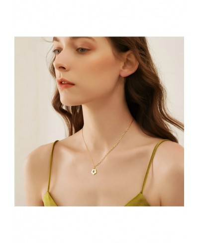 Dainty Gold Necklaces - Pendant Necklace for Women Trendy Long Gold Plated Cute Choker Necklaces for Teen Girls Trendy Jewelr...