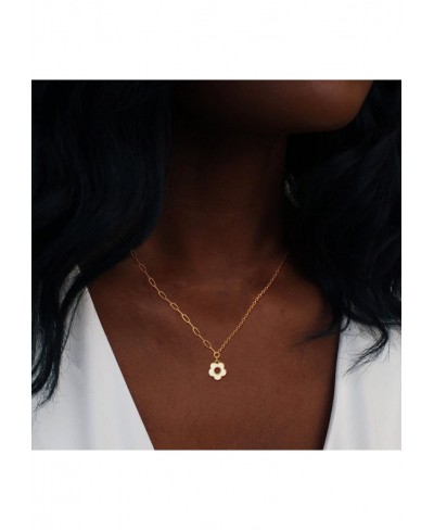 Dainty Gold Necklaces - Pendant Necklace for Women Trendy Long Gold Plated Cute Choker Necklaces for Teen Girls Trendy Jewelr...