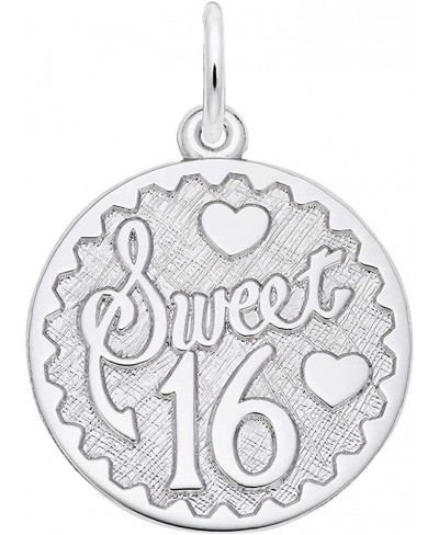 Sweet 16 Charm Sterling Silver $46.08 Charms & Charm Bracelets