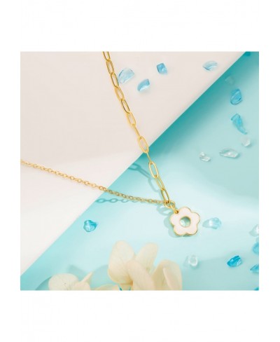 Dainty Gold Necklaces - Pendant Necklace for Women Trendy Long Gold Plated Cute Choker Necklaces for Teen Girls Trendy Jewelr...